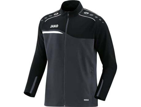 Chaqueta para Niños JAKO Loisir Competition 2.0 (Gris Antracita y Negro - 11/12 Años )