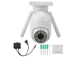 Cámara De Seguridad Inteligente Wifi Inalámbrica 1080p Hd Para Hogar Y Mascotas Con Control Remoto