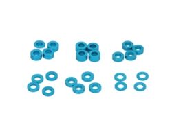 Kit De 24 Rodamientos De Bolas Rc Con Sellos Azules Para Tamiya Tt02 Tt01 Xv01 Xv02, Diámetro Exterior De 0,2 Pulgadas
