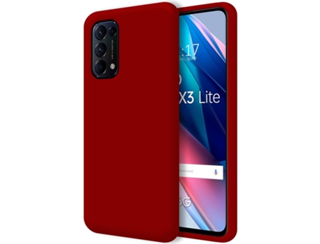 Carcasa Oppo Find X3 Lite 5G TUMUNDOSMARTPHONE Silicona Líquida Rojo
