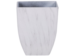 Maceta BELIANI Miro de Mezcla de piedra Blanco 35x35x42