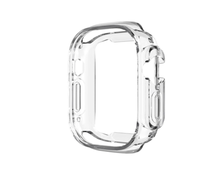 Funda protectora de TPU transparente mitad incluida para Apple Watch Ultra 49 mm / Apple Watch Ultra 2 49 mm
