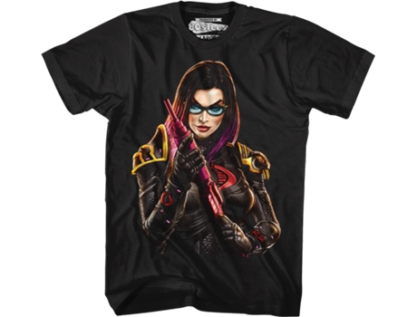 Camisetas Unisex DEEPSTONE Baroness Classified Series GI Joe Negro (S)