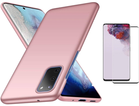 Kit Carcasa Y Protector Samsung S20 Turtleshell Rosa