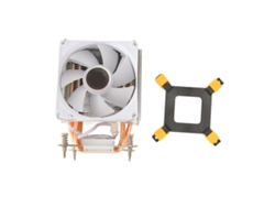 Disipador De Cpu De 9 Cm Con 6 Canales De Cobre, Efectos De Luz Coloridos, Silencioso, Para 775 1150 1151 1155