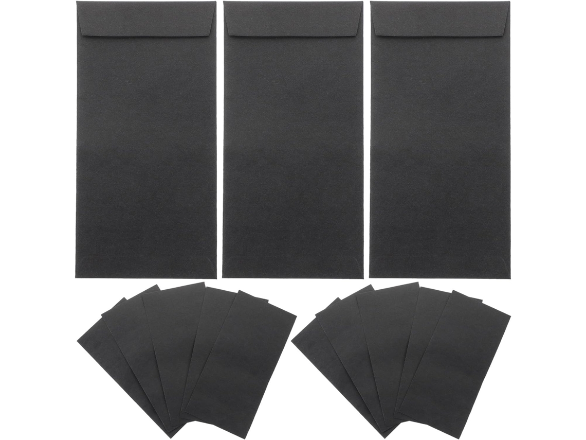 Paquete De 120 Sobres De Papel Negro Autoadhesivos Para Plata, Estilo Chino.