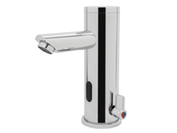 Grifo automático con sensor infrarrojo, temperatura ajustable, diseño moderno, color plata OEM