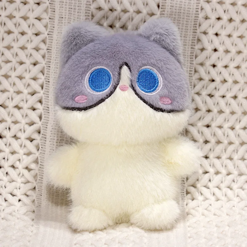 (branco-acinzentado, 20 Cm) Brinquedo De Pelúcia Macio De Gato Siamês De 20 Cm