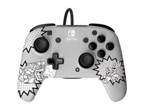 Mando Nintendo Switch PDP Rematch Super Mario Comic Strip
