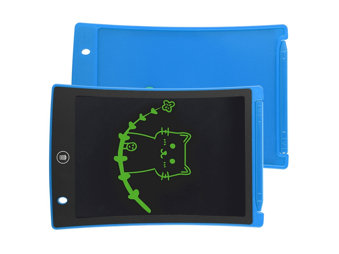Tableta de escritura digital de 8,5 pulgadas con pantalla LCD azul para dibujar, tomar notas y negocios.