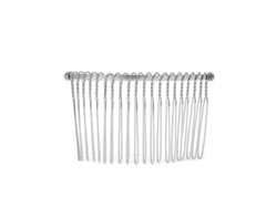 6 Peines Para El Cabello Hechos A Mano Con Alambre De Metal Para Novias (20 Dientes)