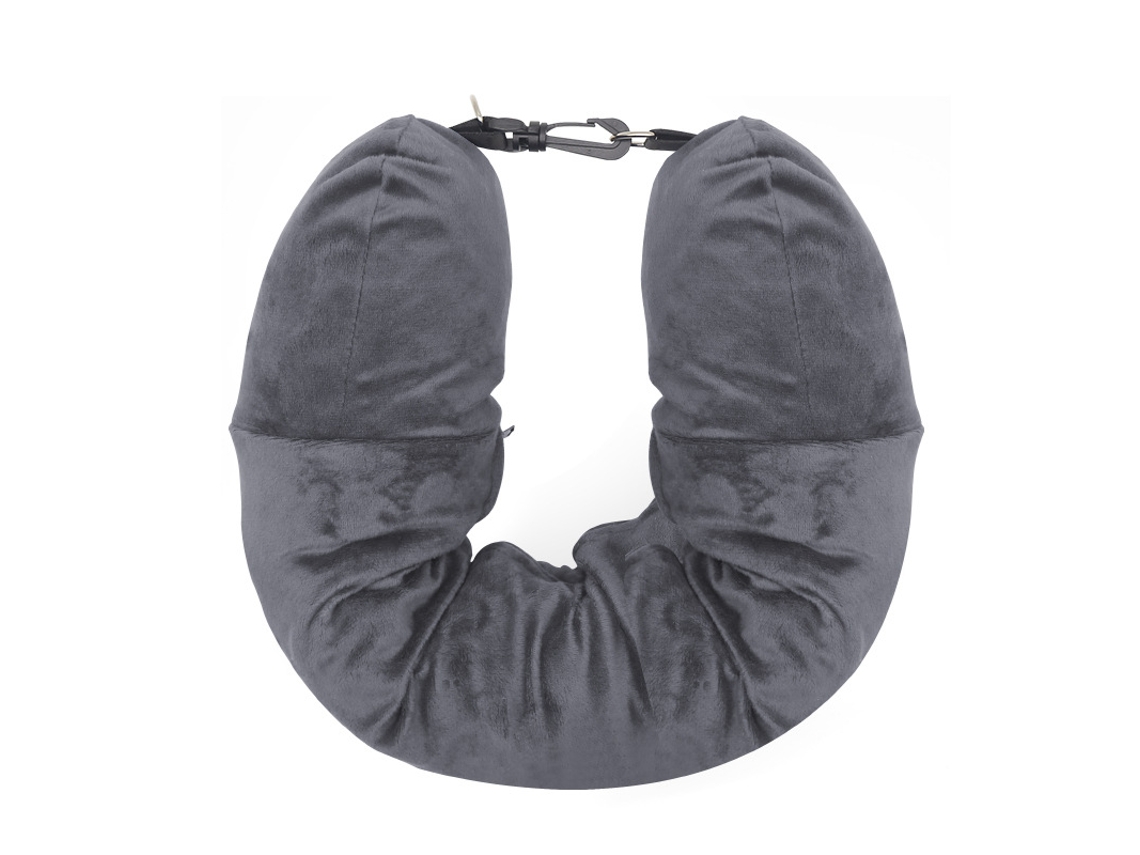 Almohada De Cuello Eifson Viaje Avestruz Gris (gris)