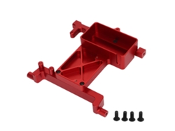 Mali suporte Fixo de Servo Rc em Liga de Alumínio para Scx6 1/6 Acessório de Carro Rc Vermelho