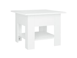 Maison Exclusive - Mesa De Centro Madera Contrachapada Blanco 55x55x42 Cm