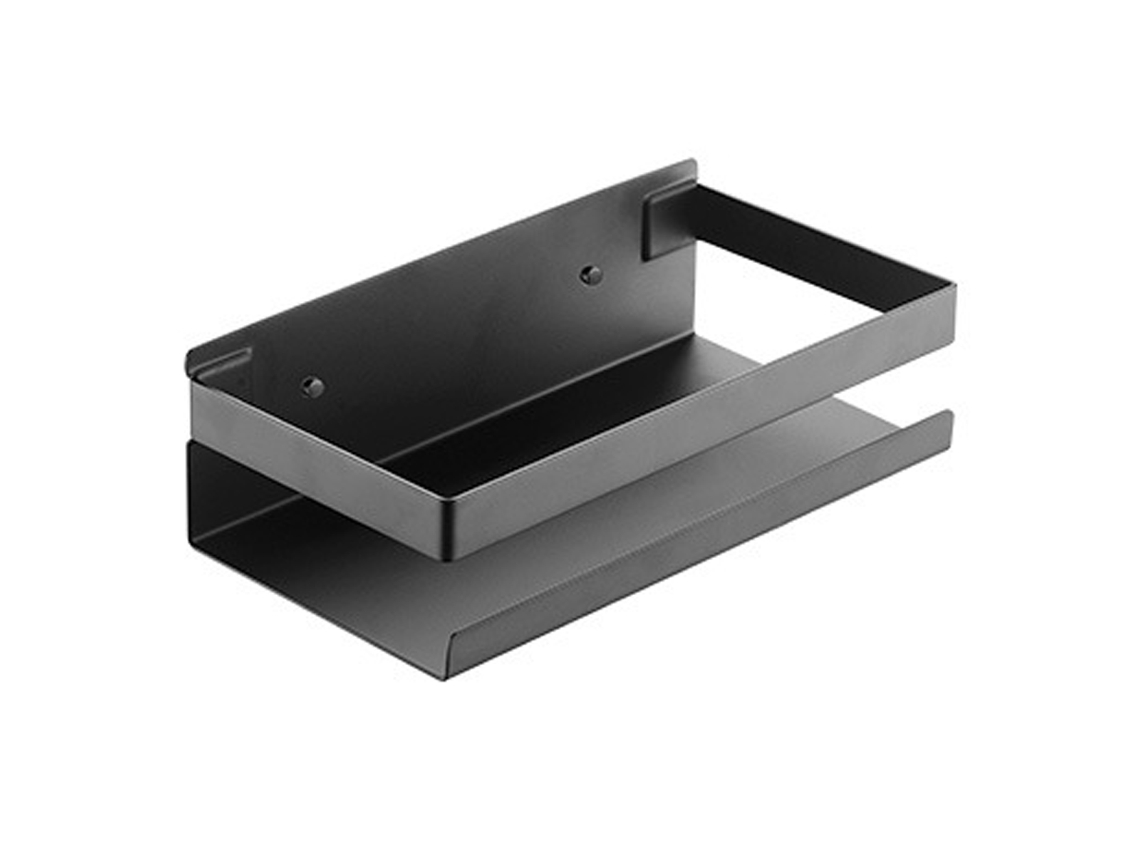 Estante de pared elegante, multifuncional, resistente al agua y al óxido, de acero inoxidable para cocina, baño y oficina, 2