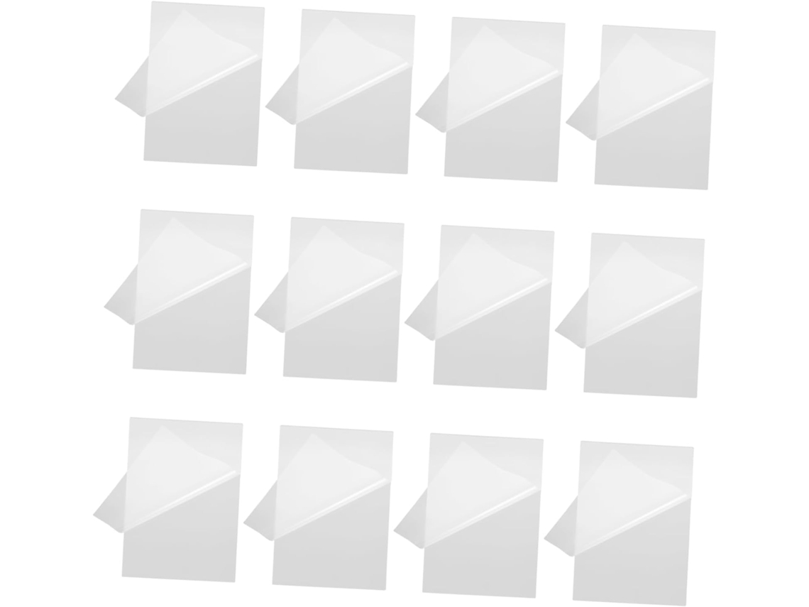 100 Láminas Protectoras Transparentes Para Laminar Documentos, Fotos Y Archivos - Prácticas