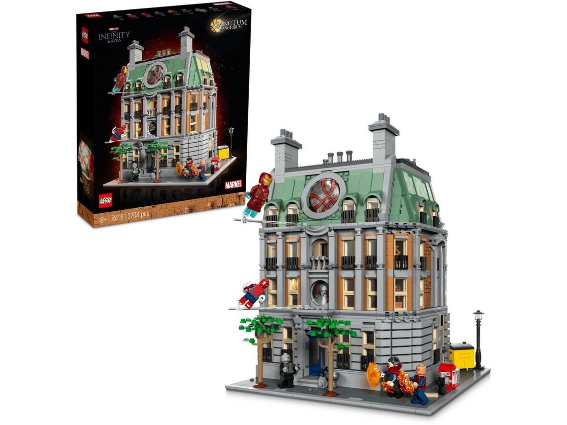 LEGO Marvel: Sanctum Sanctorum, kit de construção modular; set Doctor Strange colecionável para criadores adultos (2708 peças)