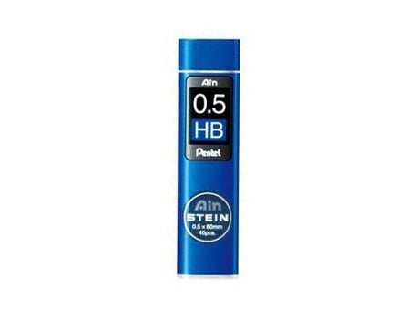 Minas Pentel Ain Stein 0.5 Hb Estojo Com 40 Minas