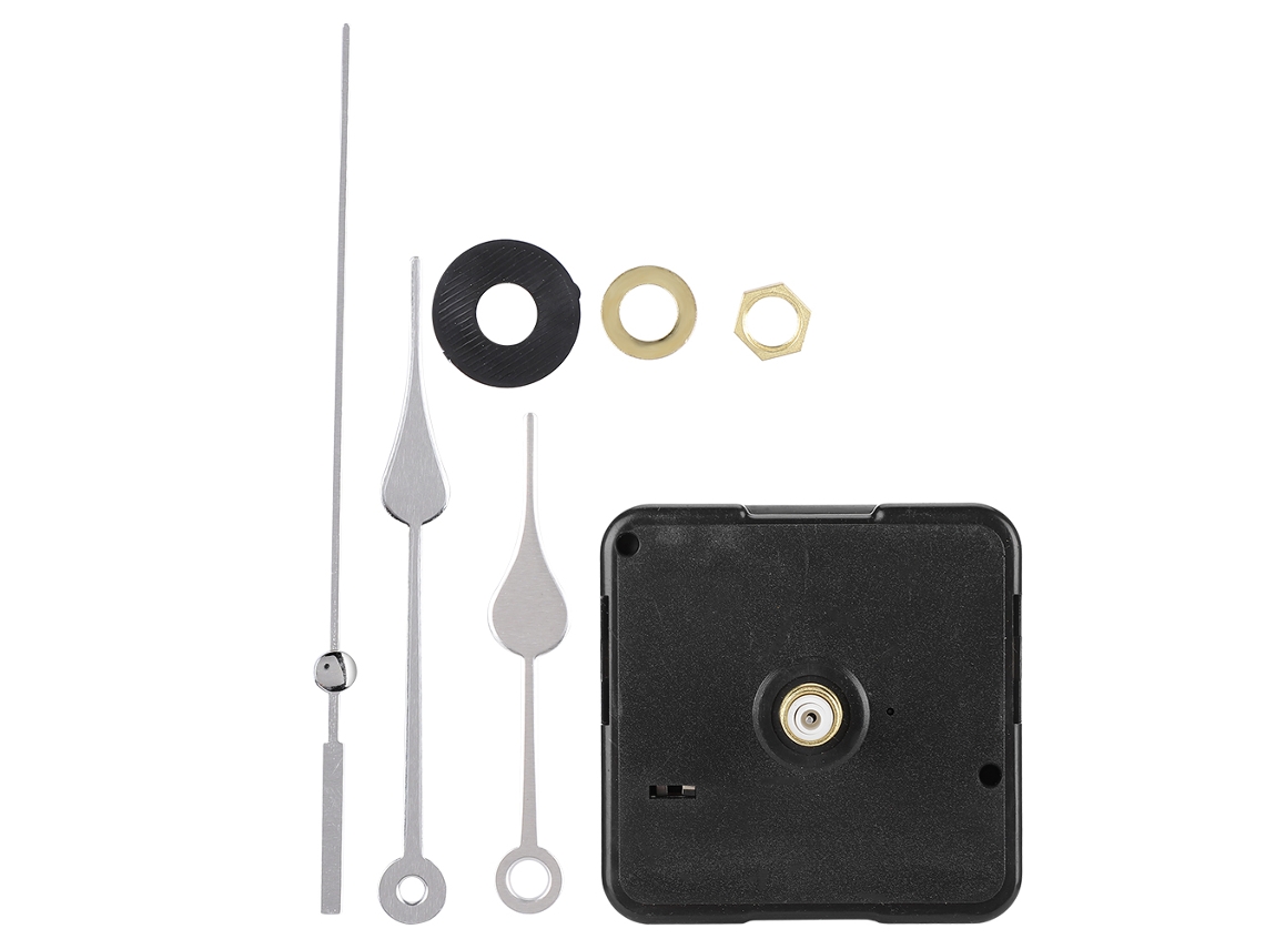 2 Mecanismos De Reloj De Cuarzo Eléctrico Con Manecillas Hms Para Bricolaje Y Accesorios De Pared.