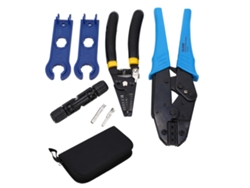 Kit De Herramientas De Crimpado Solar Multifunción Con Llave Y Accesorios Para Conexiones De Energía Solar Y Eólica