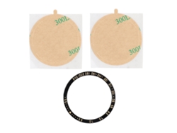 Anillo De Protección De Metal, Dial, Bisel Decorativo Para Samsung S3 Galaxy Watch 46mm, Negro Dorado