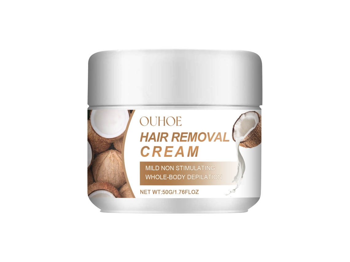 Crema depilatoria de coco Worten, eficaz y suave.
