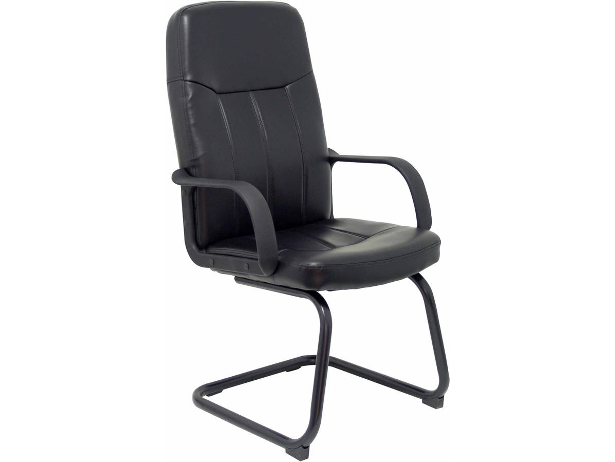 Silla Pyc Aragón Semipele Negra