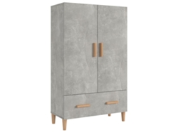 Mueble alto de madera procesada, gris cemento, MAISON EXCLUSIVE (70 x 31 x 115 cm)
