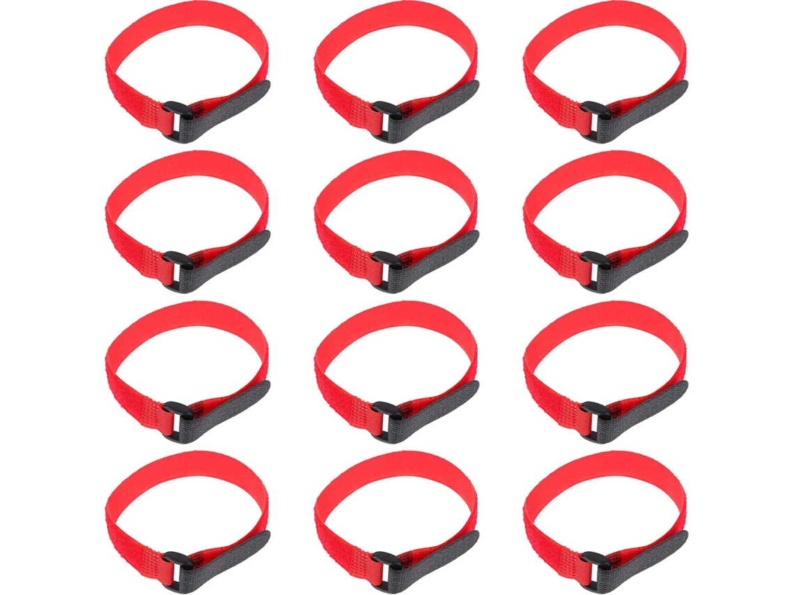Paquete de 25 tiras de velcro autoadhesivas multifuncionales.