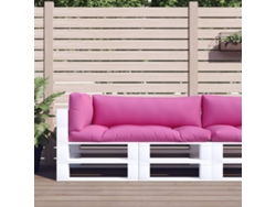 Cojines Para Palés 3 Uds Tela Oxford Rosa