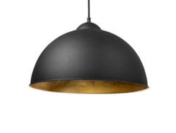 Lámpara de techo BELIANI Cetina de Hierro Negro 40x40x129