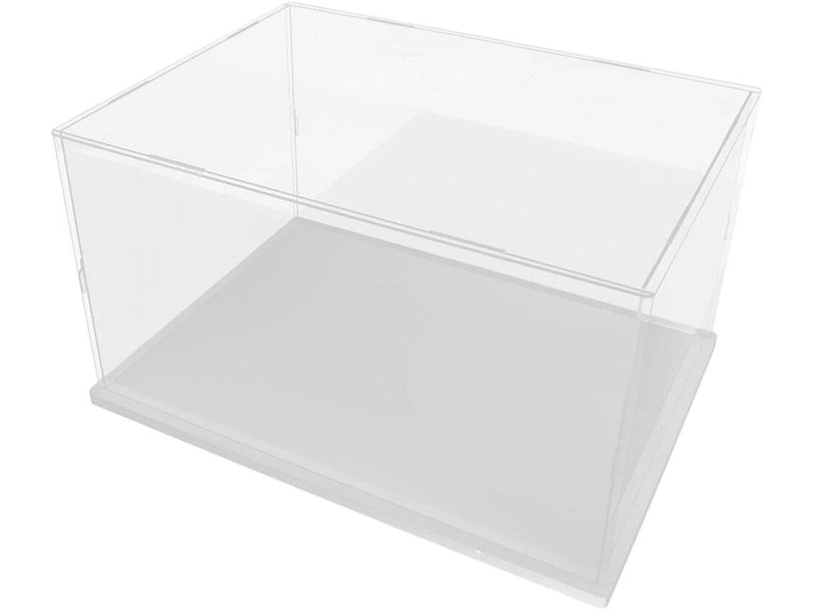 Vitrina De Acrílico Transparente Para Maquetas Y Figuras, A Prueba De Polvo.