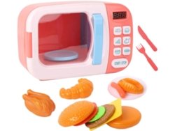Horno microondas de juguete, cocina de juguete con sonido, horno microondas interactivo de Vayotoy