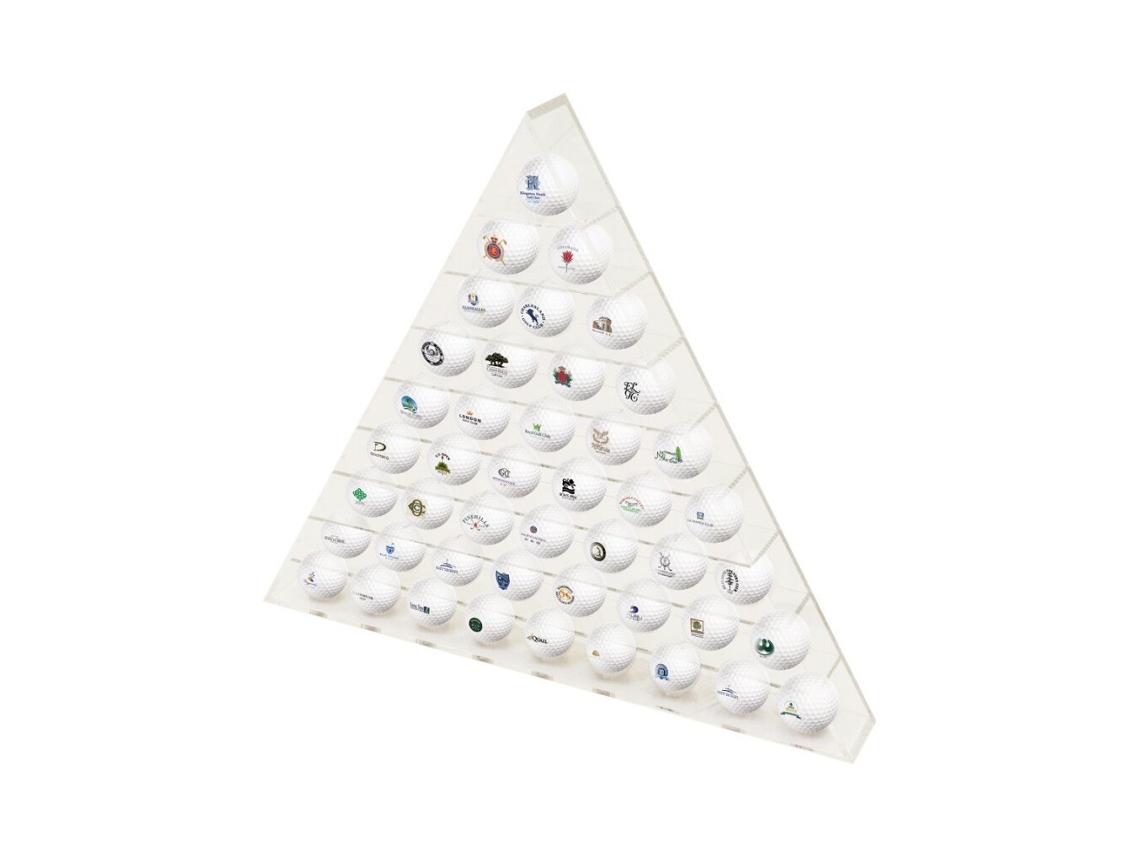 Expositor de madera 45 bolas LONGRIDGE plexiglace TU