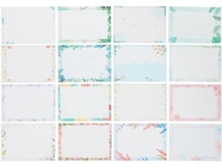 Papelería Decorativa Con Borde, 160 Hojas, Varios Estilos Para Cartas Y Mensajes.