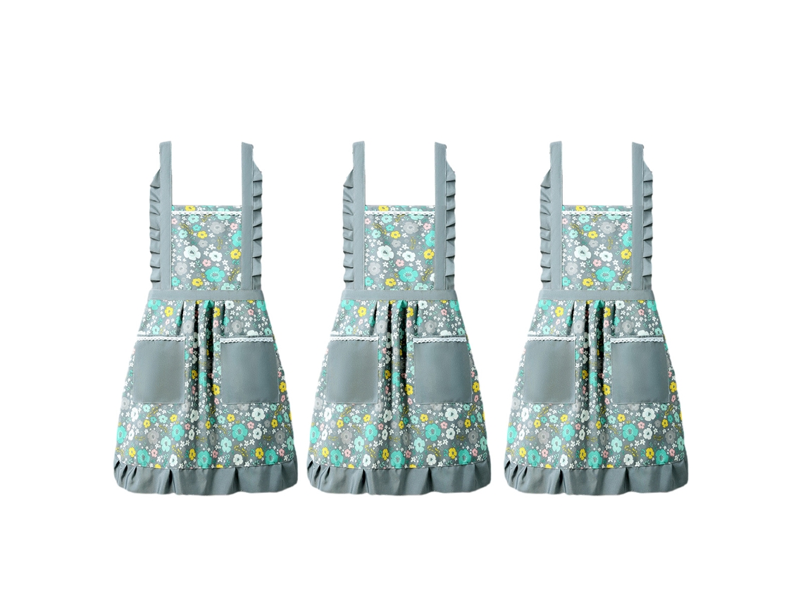Delantal Impermeable De Lona Para Cocina, 3 Unidades, Verano, Para Uso Doméstico O Restaurante