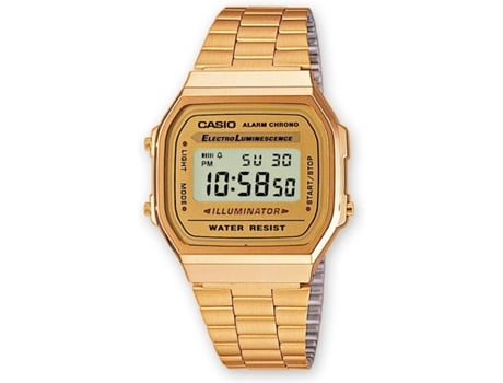 Reloj Digital CASIO Mujer (Acero - Dorado)