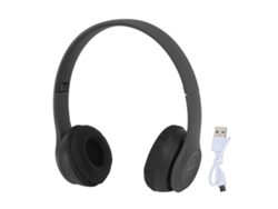 Auriculares Bluetooth P47 Con Cancelación De Ruido, Plegables, Inalámbricos, Para Amantes De La Música, Deportes, Regalo, Color Negro.