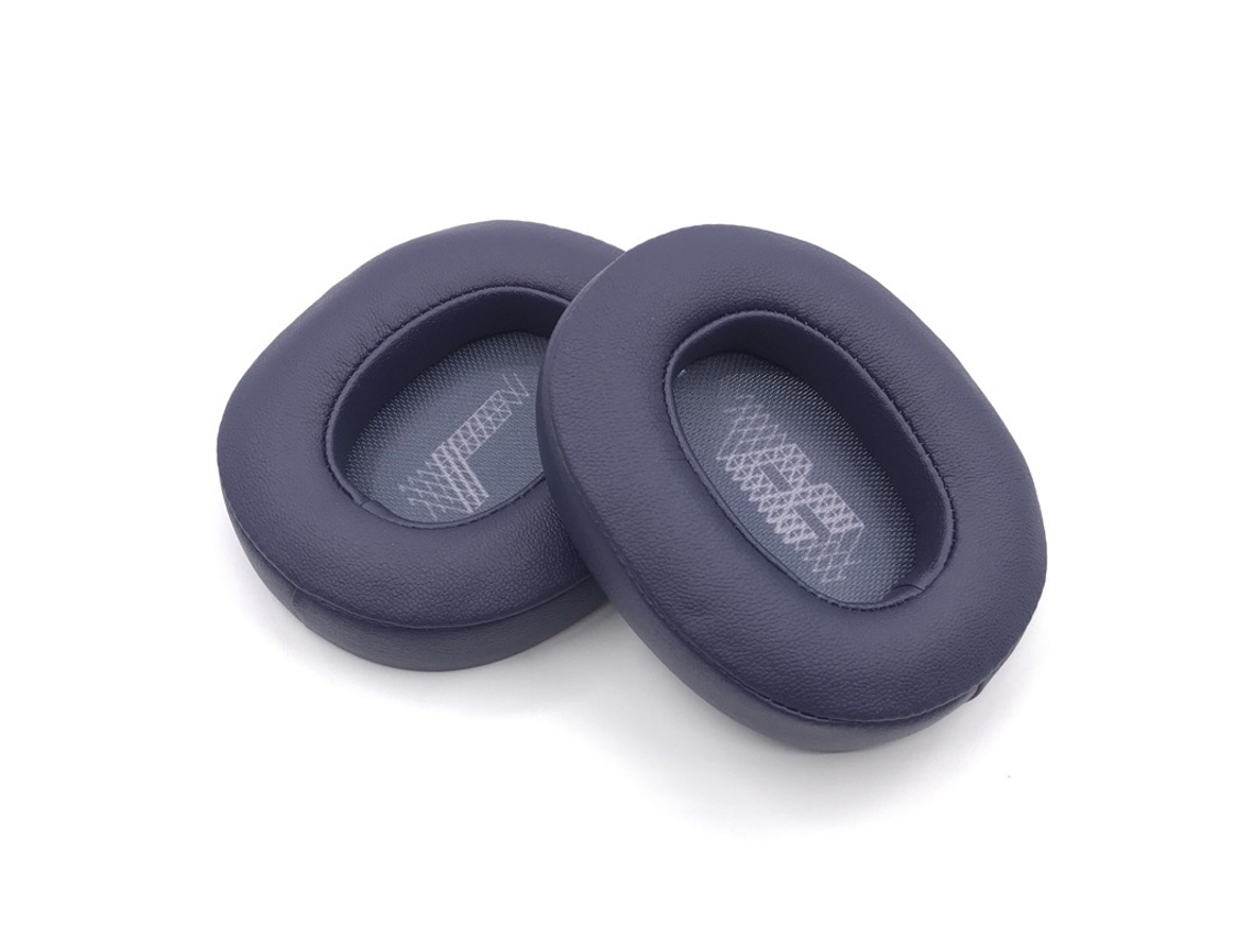 Almohadillas de espuma suave para auriculares JBL E55BT, color azul.