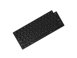 Cubierta De Teclado De Uñas Largas Protector De Silicona Elevado Para Macbook Pro/air Oficina Estudio