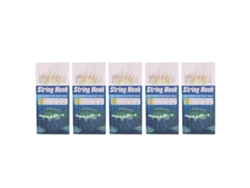 5 Set De Cebos De Pesca Luminosos Con Anclas De Acero Carbón 6 Anzuelos Talla 12 Para Pesca