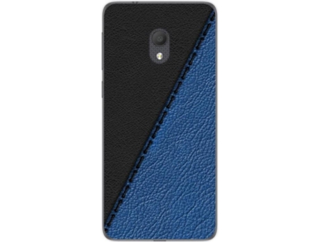 Carcasa Alcatel 1C (2019) TUMUNDOSMARTPHONE Cuero 02 Multicolor