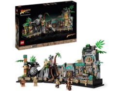 LEGO Indiana Jones: O Templo do Ídolo Dourado – Kit de construção com uma cena icónica do filme Indiana Jones (1545 peças)