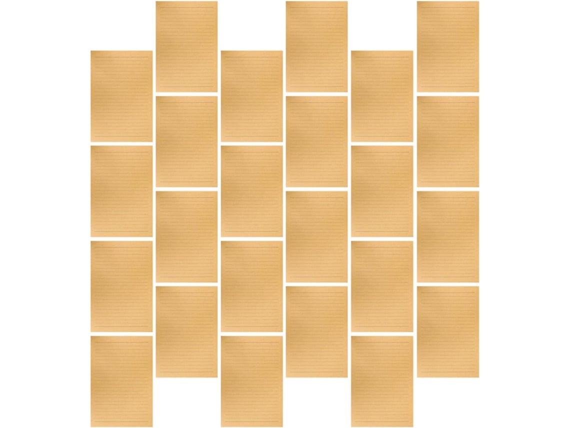 300 Hojas De Papel Kraft Vintage Rayado Para Escribir Poemas E Invitaciones.