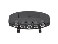 2026rebe-linterna De Clip Para Gorra 5 Led Portátil, Linterna Frontal Para Caza, Campamento, Pesca, Correr, Ciclismo