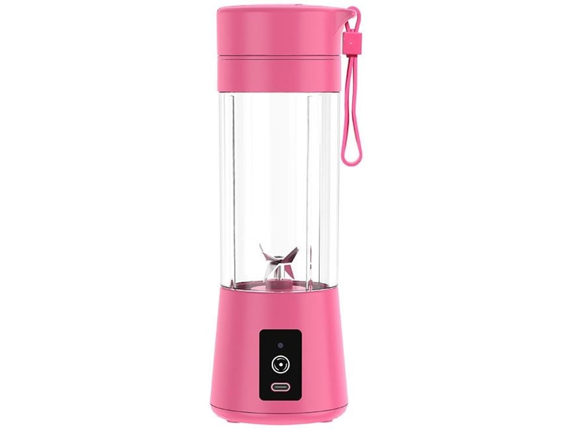 Licuadora Portátil Mini Licuadora Personal Para Batidos Y Batidos Exprimidor De Frutas Recargable Usb Gusshious Rosa