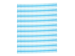 10 Unidades De Encuadernación Con Lomo Para Folletos, 30 Agujeros, 10 Mm, Plástico Pp Duradero, Azul, Para Estudiantes Y Oficina.