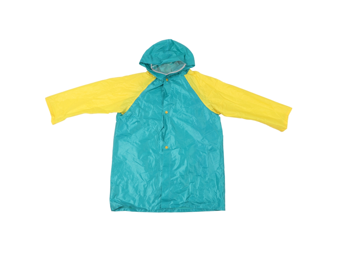 Impermeable reutilizable para niños con visera transparente para niños pequeños.