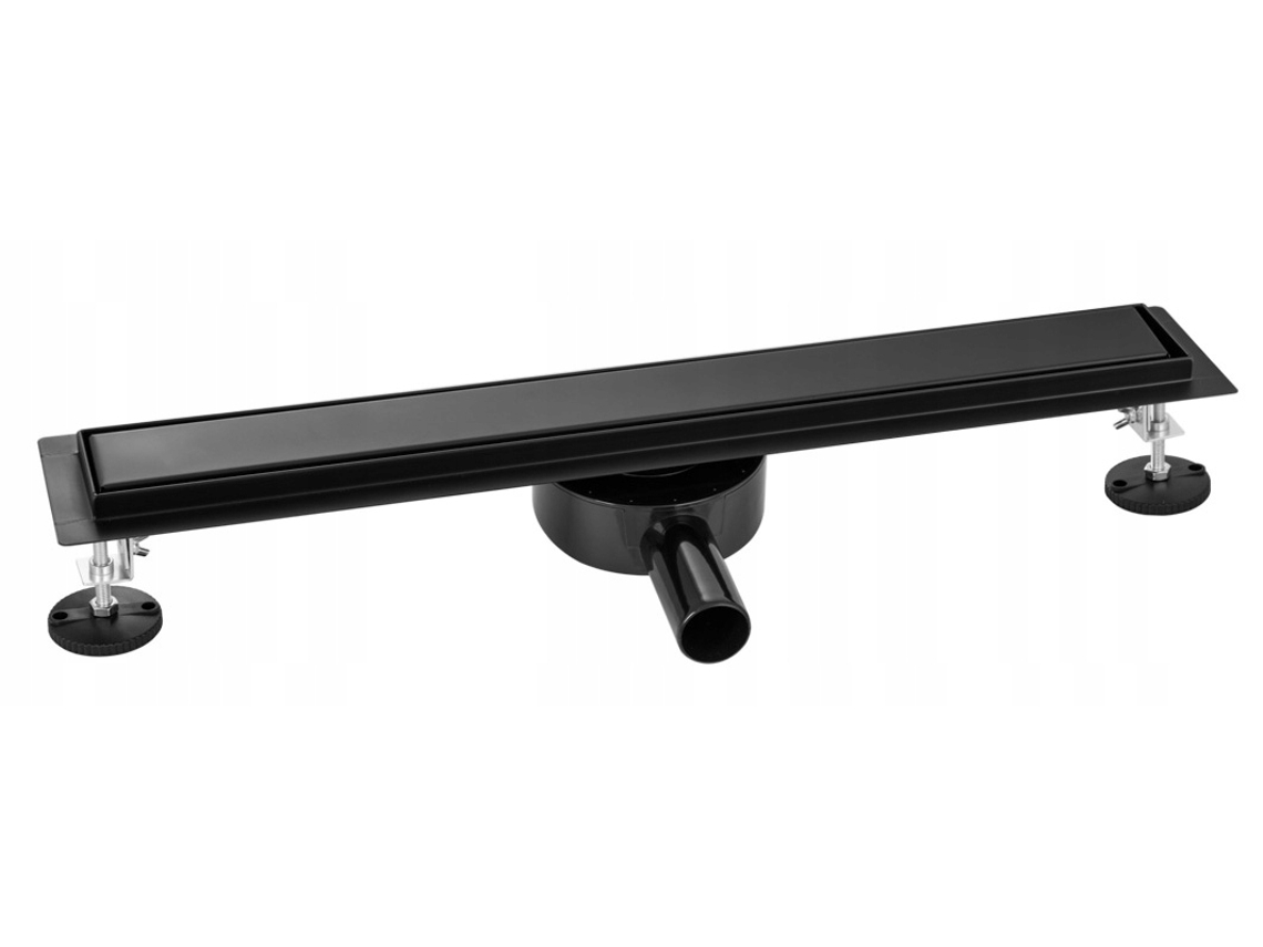 Sumidero lineal bajo baldosas, GRANITAN, 80cm, negro