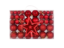 101 Piezas Adornos De Bolas De Navidad Decoración De Árbol De Navidad